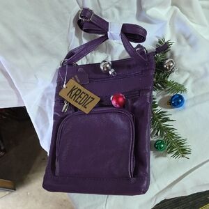 Elegant Purple Crossbody Bag